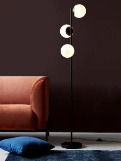 Lámpara de pie de vidrio opalino Lilly^ Lámparas De Pie|Lámparas De Techo