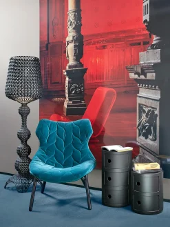 Kartell Lámpara de pie LED regulable Kabuki^ Lámparas De Pie|Lámparas De Techo