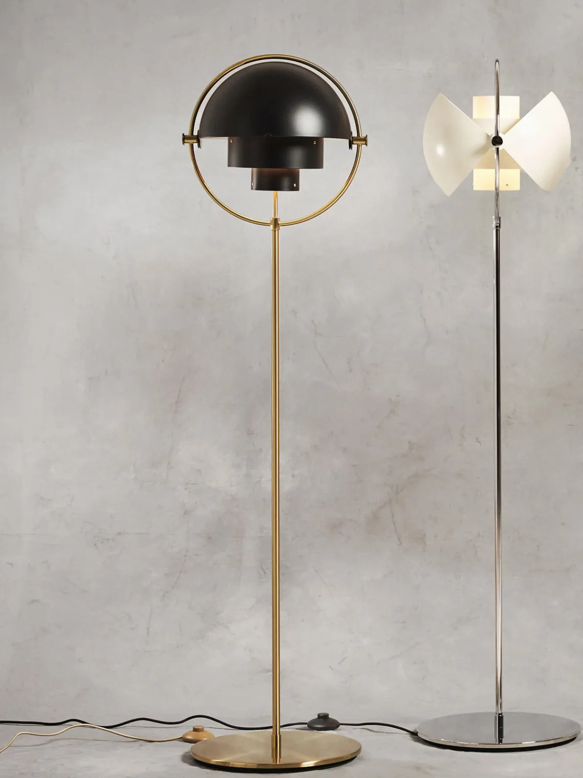 GUBI Lámpara de pie regulable Multi-Lite