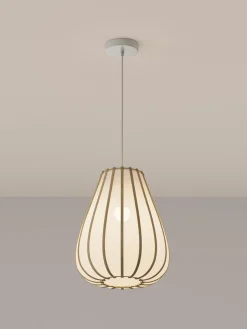 Westwing Collection Lámpara de techo de bambú Salma