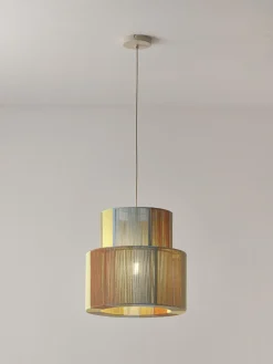 Westwing Collection Lámpara de techo de hilos de lino Lace^ Lámparas De Techo|Lámparas De Techo