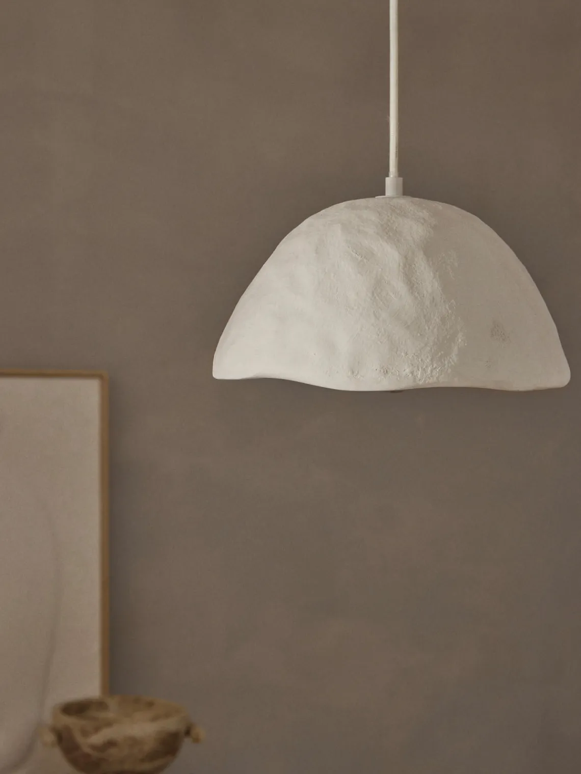 Westwing Collection Lámpara de techo de hormigón Selin