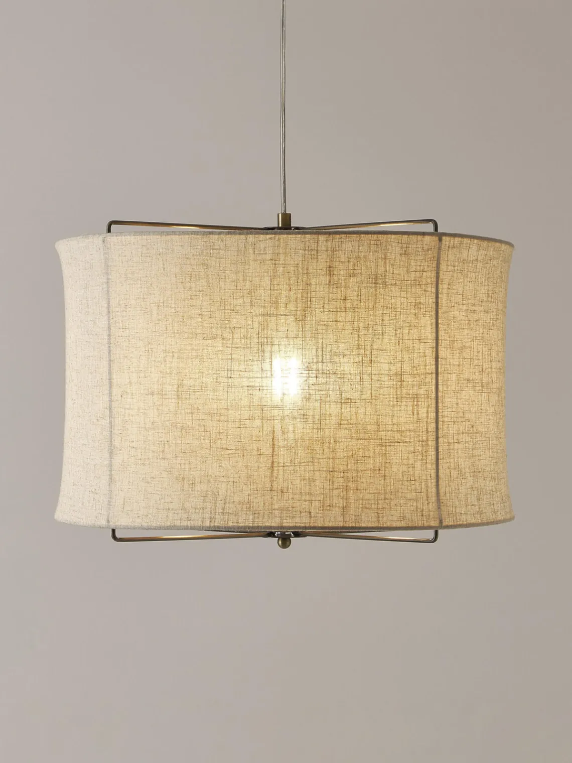 Westwing Collection Lámpara de techo de lino Clouds