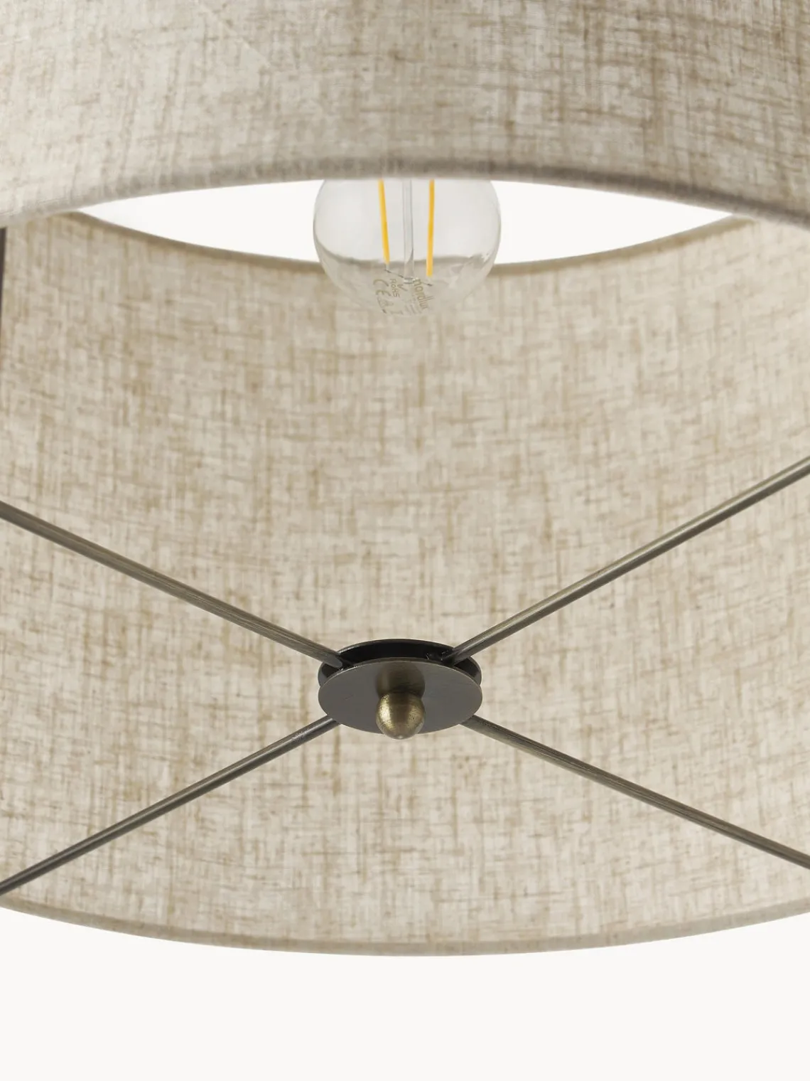 Westwing Collection Lámpara de techo de lino Clouds