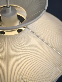 Frandsen Lámpara de techo de lino Kiku