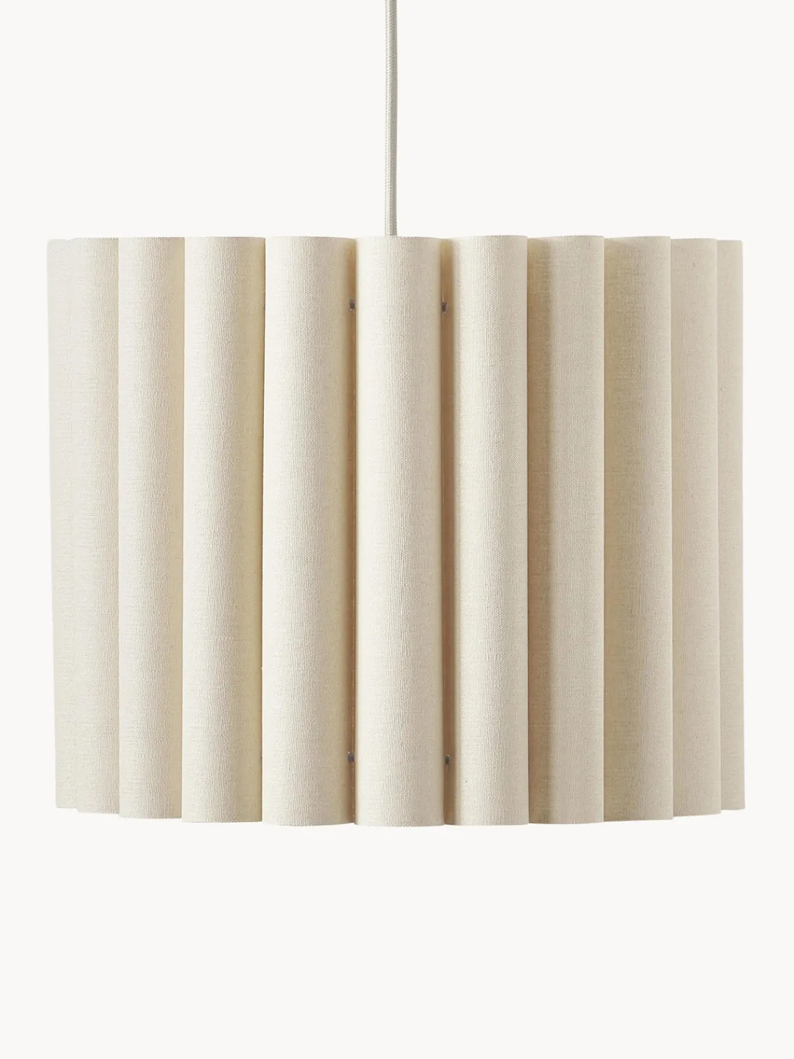 Westwing Collection Lámpara de techo de lino Lucina