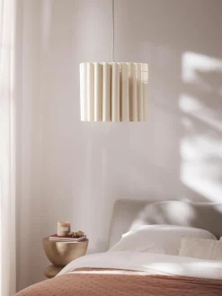 Westwing Collection Lámpara de techo de lino Lucina