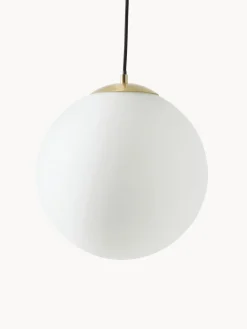 Westwing Collection Lámpara de techo de vidrio opalino Beth