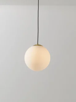 Westwing Collection Lámpara de techo de vidrio opalino Beth