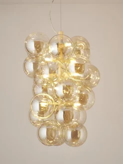 Westwing Collection Lámpara de techo de vidrio de diseño Bubbles