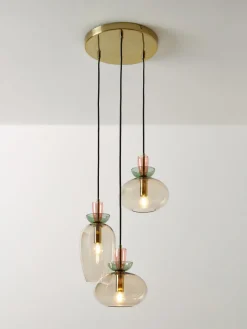 Westwing Collection Lámpara de techo de vidrio Nyra^ Lámparas De Techo|Lámparas De Techo