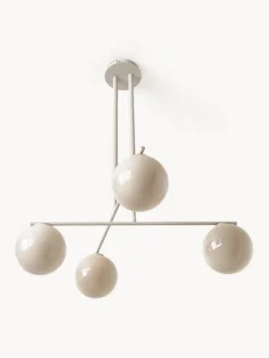 Westwing Collection Lámpara de techo de vidrio opalino Atlanta