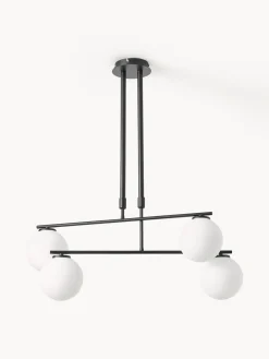 Westwing Collection Lámpara de techo de vidrio opalino Atlanta^ Lámparas De Techo|Lámparas De Techo