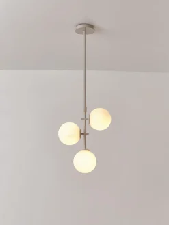 Westwing Collection Lámpara de techo de vidrio opalino Atlanta