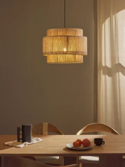 Westwing Collection Lámpara de techo de yute Cecillia