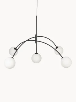 Markslöjd Lámpara de techo grande de vidrio opalino Heaven