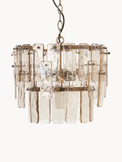 Westwing Collection Lámpara de techo grande de vidrio Cersei