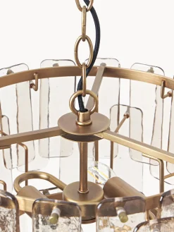 Westwing Collection Lámpara de techo grande de vidrio Cersei