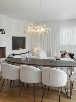 By Rydéns Lámpara de techo LED grande soplada Gross Bar