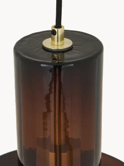 Hübsch Lámpara de techo pequeña de vidrio Flowy