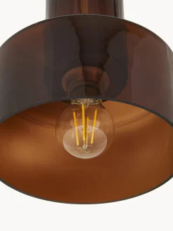 Hübsch Lámpara de techo pequeña de vidrio Flowy