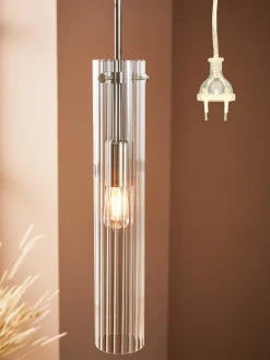 Markslöjd Lámpara de techo pequeña de vidrio Tubo