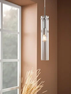 Markslöjd Lámpara de techo pequeña de vidrio Tubo