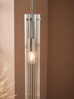 Markslöjd Lámpara de techo pequeña de vidrio Tubo