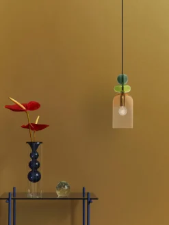 Nova Luce Lámpara de techo pequeña Murano