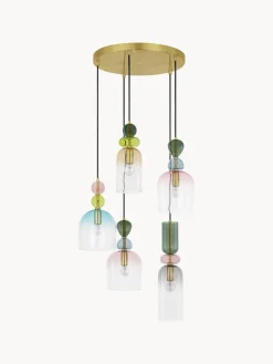 Nova Luce Lámpara de techo regulable Murano