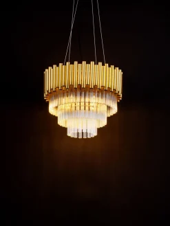 Nova Luce Lámpara de techo regulable Magnolia