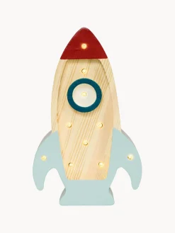 Niños Little Lights Lámpara infantil LED artesanal regulable Rocket Mini, con función de temporizador y control a mando