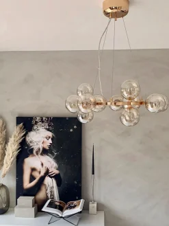 By Rydéns Lámpara LED de techo de vidrio Splendor^ Lámparas De Araña|Lámparas De Techo