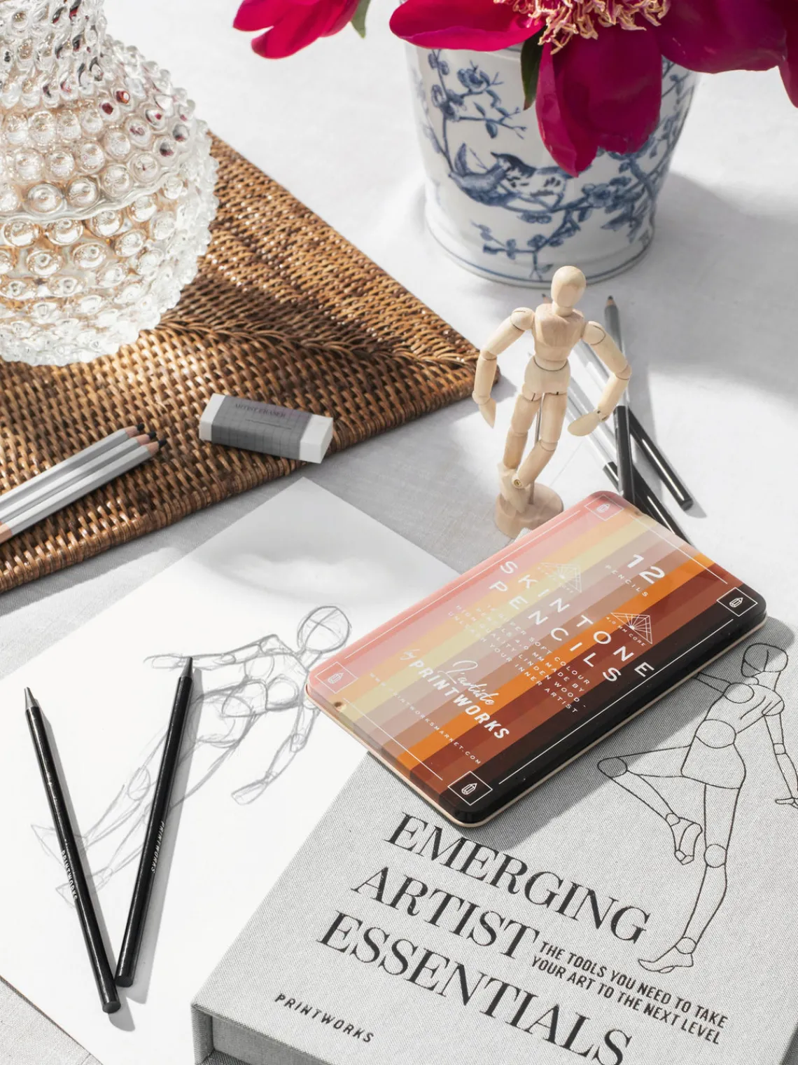 Printworks Lápices de colores Skin Tone, 12 uds.^ Material De Oficina|Material De Oficina