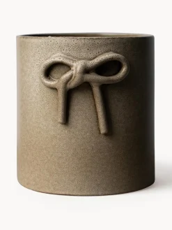 DBKD Macetero de cerámica Bow, 14 cm^ Maceteros|Jarrones