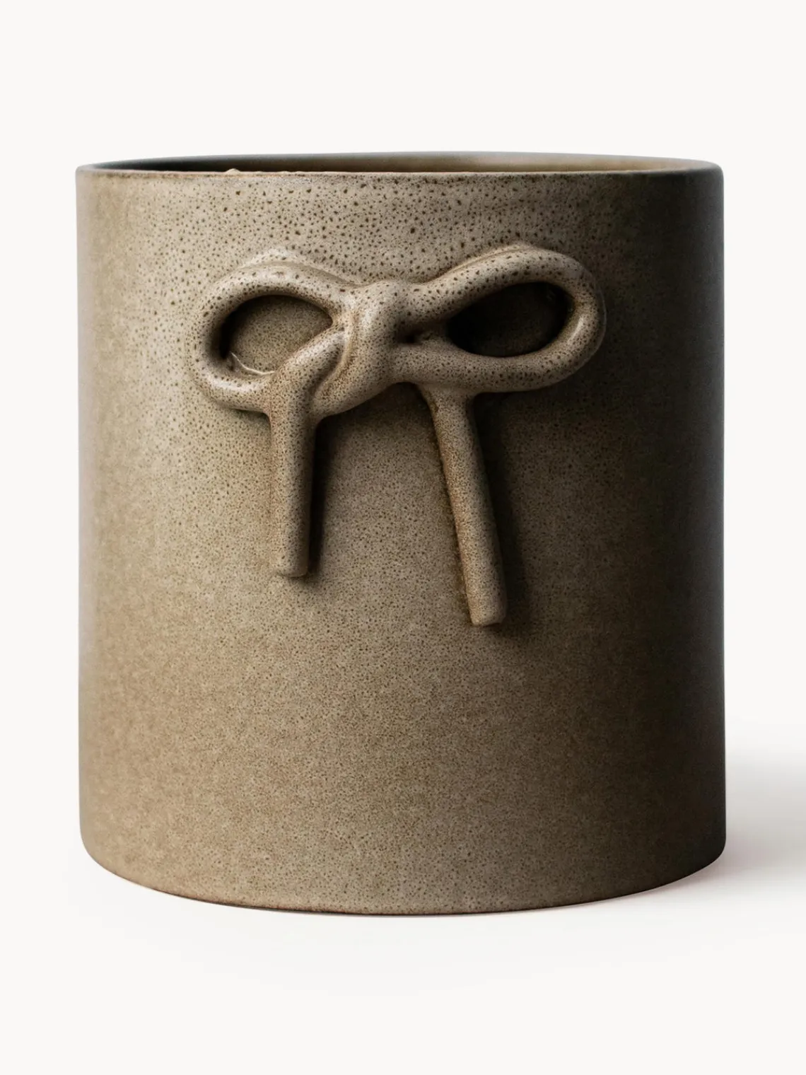 DBKD Macetero de cerámica Bow, 14 cm^ Maceteros|Jarrones