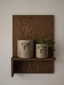 DBKD Macetero de cerámica Bow, 14 cm^ Maceteros|Jarrones