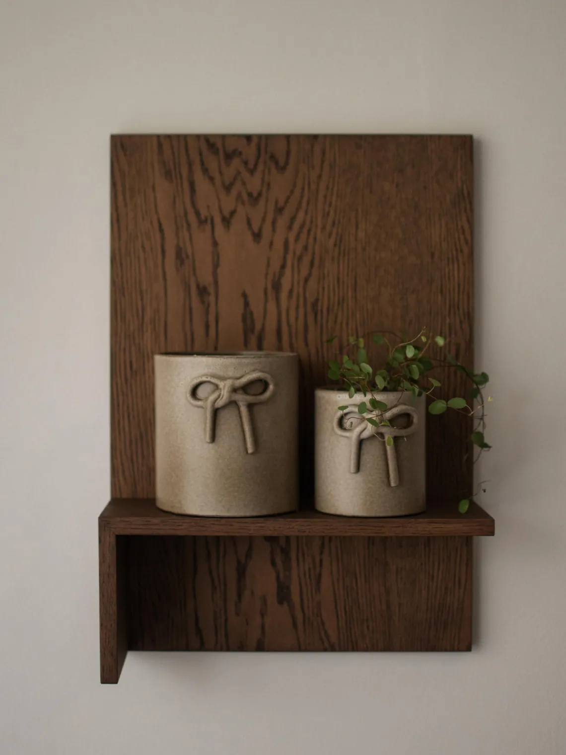 DBKD Macetero de cerámica Bow, 14 cm^ Maceteros|Jarrones