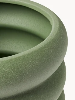 Westwing Collection Macetero de gres Rudi, 30 x 6 cm