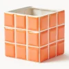 &k Amsterdam Macetero pequeño de dolomita Tile^ Maceteros|Jarrones