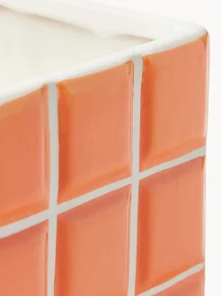 &k Amsterdam Macetero pequeño de dolomita Tile^ Maceteros|Jarrones