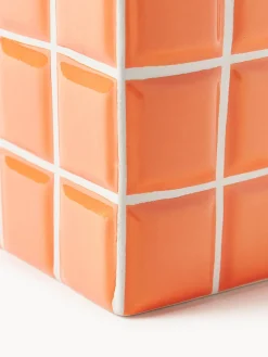 &k Amsterdam Macetero pequeño de dolomita Tile^ Maceteros|Jarrones