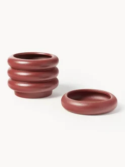 Westwing Collection Macetero pequeño de gres Rudi, 16 x 8 cm^ Maceteros|Jarrones