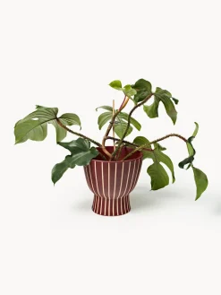 Westwing Collection Macetero pintado a mano Elio, 23 cm^ Maceteros|Jarrones