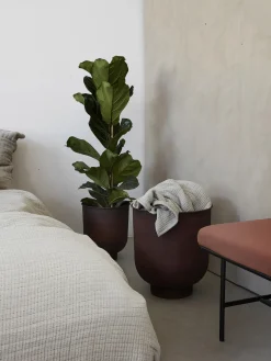 House Doctor Maceteros grandes de metal Vig, 2 uds.