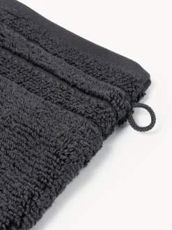 Westwing Collection Manoplas de baño con borde a rayas Luxe, 2 uds.^ Toallas|Mantas