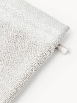 Westwing Collection Manoplas de baño de algodón ecológico Premium, 2 uds.