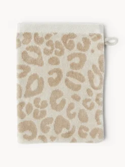 Westwing Collection Manoplas de baño Leo, 2 uds.^ Toallas|Mantas