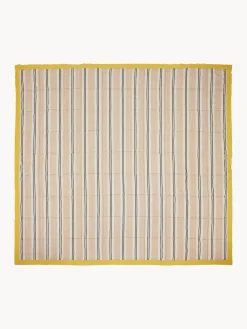 HKLIVING Manta artesanal de algodón a rayas Deluxe^ Mantas