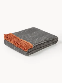 Westwing Collection Manta con punto espiga Agatha^ Mantas